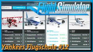 ALLE Flieger & Einstellungen vor dem Flug ► Yankees Flugschule | Flight Simulator 2020 [s1e12]