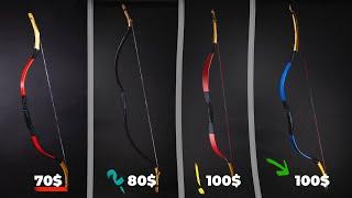 Best BOW under 100$ (Comparison of Turkish, Mongol, Chinese and Tibet bows) archery test