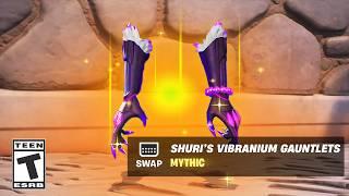 SHURI’S VIBRANIUM Mythic Gauntlets NOW in Fortnite!