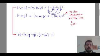 Line in Space: Vector, Parametric and Symmetric Equations