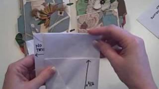 Tall Envelope Mini Scrapbook Album Tutorial