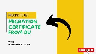 How to obtain Migration Certificate from DU || Complete process in 2023 || University of Delhi