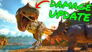 NEW DAMAGE UPDATE in Ark Survival Ascended! How it Works!