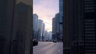 Chicago,chasing the Sunset light #chicago #downtown #dreamland #reelsinstagram #youtubeshorts #short