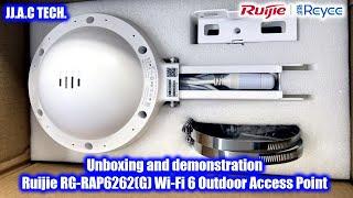 Ruijie RG-RAP6262(G) Wi-Fi 6 AX1800 Outdoor Omni-directional Access Point - Unboxing & Demonstration