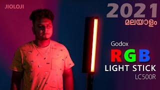 Godox RGB LED Light stick | LC500R Review Malayalam| Lightsaber | JIOLOJI