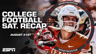 COLLEGE FOOTBALL RECAP: Arch Manning passes FIRST TD, Clemson falls to Georgia & MORE | SportsCenter