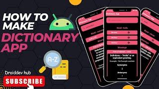 How to make a dictionary app in Android studio (2024) | REST API | JAVA | Android Project