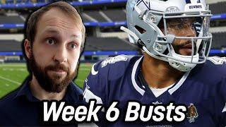 Roasting the Fantasy Football Busts of Week 6 - Busts Anonymous 2024