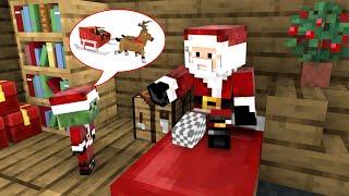 Baby Zombie Becomes Santa Claus - Minecraft Animation