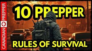 WARNING: 10 PREPPING RULES THAT WILL KEEP YOU ALIVE WHEN SHTF