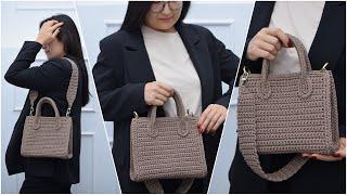 An amazing shoulder bag for you Crochet pattern Video tutorial