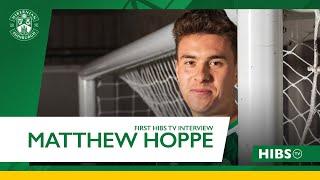 Matthew Hoppe's First Hibs TV Interview | Hibernian FC