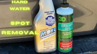 WATER SPOT REMOVAL: Product Comparison |  What Works Best?