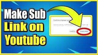 How make Auto Subscribe Link Youtube for ANY CHANNEL! (Easy Method!)