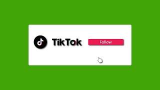 TikTok Follow Request Green Screen || Logo TikTok Animation|| Logo Effects TikTok Icon Free
