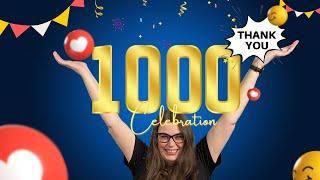 Thank You For 1,000 Subscribers - Celebration