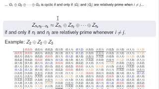 Direct products of cyclic groups