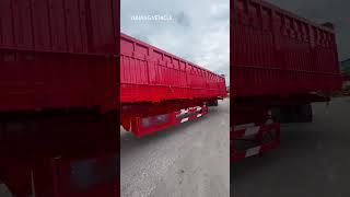 3 Axle Dropside Side Tipper Truck Trailer for Sale | 40T 50T 60T 80T 100T Side Tipper Dump Trailer