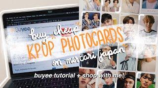 buying cheap kpop photocards using mercari japan!  buyee tutorial + shop with me!