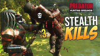 Predator Hunting Grounds How to Get STEALTH KILLS "3 STEALTH FINISHERS in 1 GAME!" Jump Across Map?!