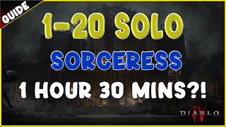 Diablo 4  -  1-20 Sorceress Speedrun Guide