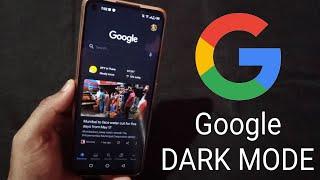 How To Enable Dark Mode On Google 2021 || GOOGLE DARK MODE 2021