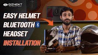 How To Install TVS SmartXconnect In Any Helmet || Step By Step Guide || Giznext.com