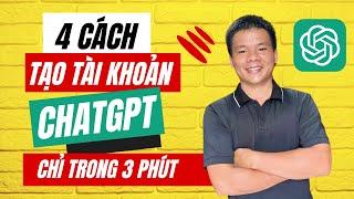 Bật mí cách tạo tài khoản ChatGPT nhanh chóng trong 3 phút (CỰC DỄ) - Kiếm tiền từ công nghệ