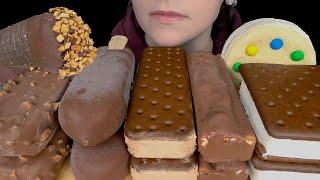 ASMR Chocolate Ice Cream *Magnum, Haagen Dazs, M&M Cookie Sandwich, Snickers, Twix, Klondike