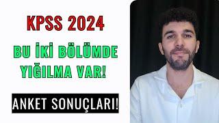 KPSS 2024 TABAN PUAN VE YIĞILMA ANKET SONUÇLARI, TDS, İİBF