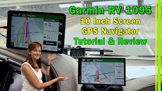 Garmin RV1095 10 Inch Screen GPS Navigator Tutorial and Review-EP303