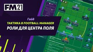 Тактика в Football Manager. Роли для центра поля. Гайд