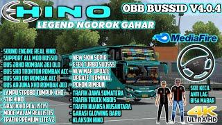 UPDATE OBB BUSSID V4.0.4 SOUND HINO LEGEND NGOROK | GRAFIK HD | BUS SIMULATOR INDONESIA