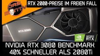 Nvidia GeForce RTX 3000 - RTX 3080 40% schneller als 2080Ti | RTX2000 Preise fallen stark | DasMonty