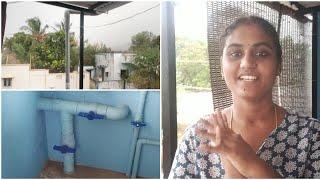 Cheap rain water harvesting system at my house | மழை நீர் சேகரிப்பு முறை | Raji's Kitchen