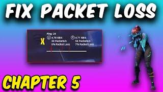 How To Fix Packet Loss in Fortnite Chapter 5 Season 1! (Upload Packet Loss Fixed)