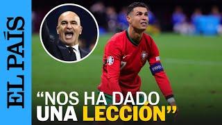 EUROCOPA | Roberto Martínez, tras las lágrimas de Ronaldo: “Nos ha dado una lección” | EL PAÍS