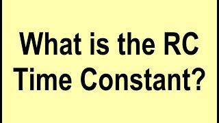What is the RC time constant