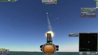 Kerbal Space Program - SAM shoots down cruise missile (Air defence system)