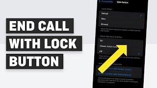 How To End Call With Power Button On iPhone (2022)