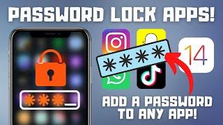 How to Password Lock ANY App on iPhone! | Easy Tutorial (2024)