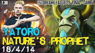 Dota2 Yatoro Nature's Prophet Carry Gameplay (DreamLeague 25 Final - Game 1)