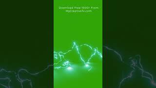 Lightning Effect Green Screen  | Free Download