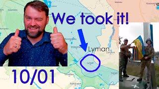 Update from Ukraine | We got Lyman back! Ruzzians lost!  Frontline collapsed