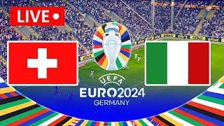 [LIVE] SWITZERLAND VS ITALY | UEFA EURO CHAMPIONSHIP 2024 | Match Today | PES 21 Simulation