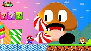 Super Mario Bros. But When Mario Touches, Everything Turns Into Candy