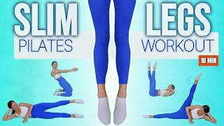 10 MIN EVERYDAY LEG PILATES WORKOUT | Lose Thigh Fat, Slim Legs At Home