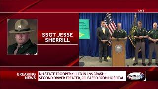 Officials announce NH state trooper was killed in crash on I-95