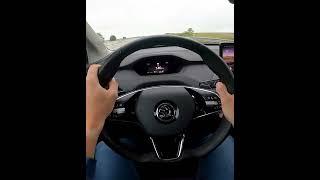 Skoda Enyaq iV80 0-Topspeed POV #shorts #skoda